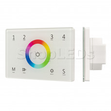 Панель Sens SMART-P83-RGB White (230V, 4 зоны, 2.4G)
