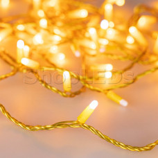 Светодиодная гирлянда ARD-STRING-CLASSIC-10000-YELLOW-100LED-MILK-FLASH Yellow (230V, 7W)