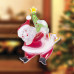 Фигура светодиодная на присоске "Санта-Клаус с елочкой", RGB, SL501-025