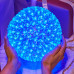 Шар светодиодный 220V, диаметр 20 см, 200 светодиодов, цвет синий, SL501-607