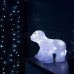 Акриловая светодиодная фигура "Медвежонок" 24х11х18 см, 4,5 В, 3 батарейки AA (не входят в комплект), 16 светодиодов, NEON-NIGHT, SL513-312